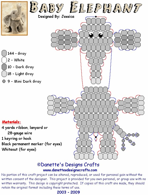 the instructions for how to make a baby elephant