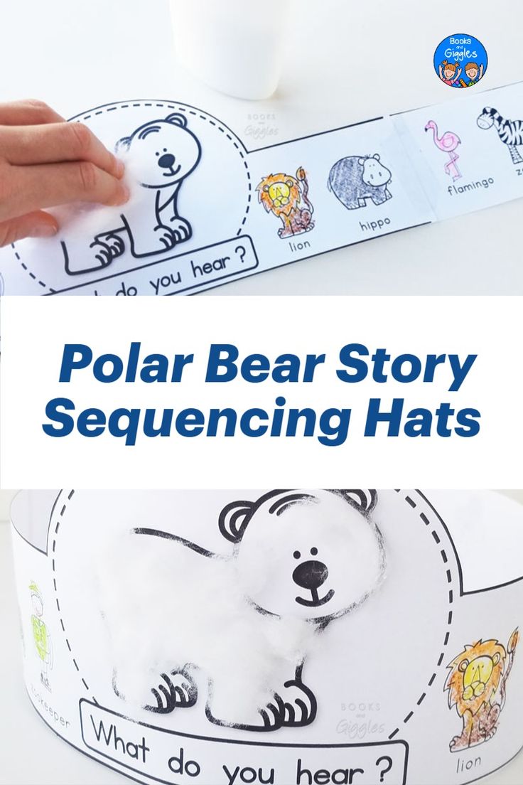 the polar bear story sequence has been made with paper, scissors and glue to make it look