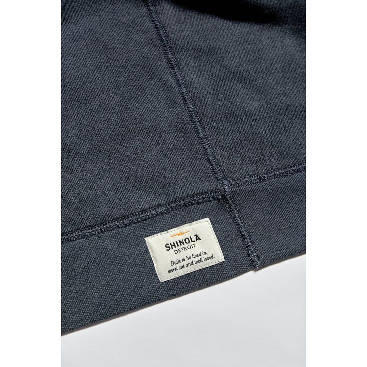 Made in the USA, our Short Sleeve Sweatshirt is crafted for comfort and style. Perfect for spring days and summer nights when there’s just a touch of chill in the air, this 100% cotton sweatshirt is sewn from American French Terry by Soft Goods Detroit. Available in sizes XS-XL. | Shinola Short Sleeve Label Sweatshirt | Navy | XS Shinola Detroit, Short Sleeve Sweatshirt, Sweatshirt Short Sleeve, Sketchbook Journaling, Lifestyle Clothing, Best Candles, Better Love, Spring Day, Small Leather Goods