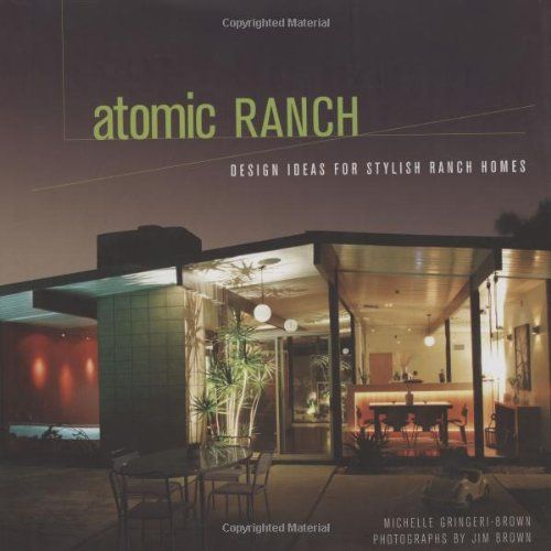 an image of a book cover with the title'atomic ranch design for italian homes '