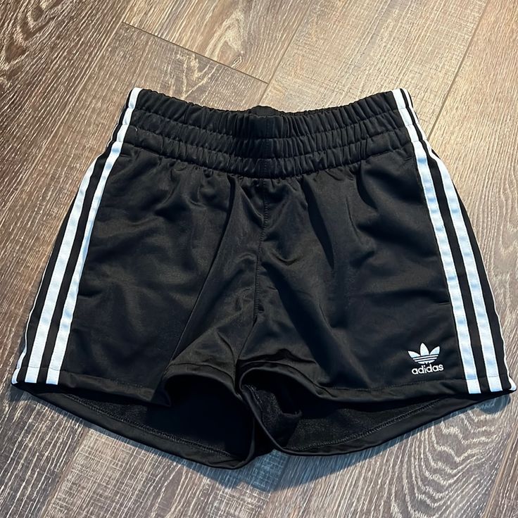 Adidas Shorts Bnwot Size Xs Streetwear Shorts With Three Stripes, Adidas Athletic Shorts For Streetwear, Adidas Shorts For Spring Streetwear, Adidas Spring Streetwear Shorts, Casual Black Athletic Shorts With Three Stripes, Stretch Three Stripes Shorts, Adidas Bottoms With Built-in Shorts For Streetwear, Adidas Streetwear Bottoms With Built-in Shorts, Casual Adidas Shorts For Streetwear