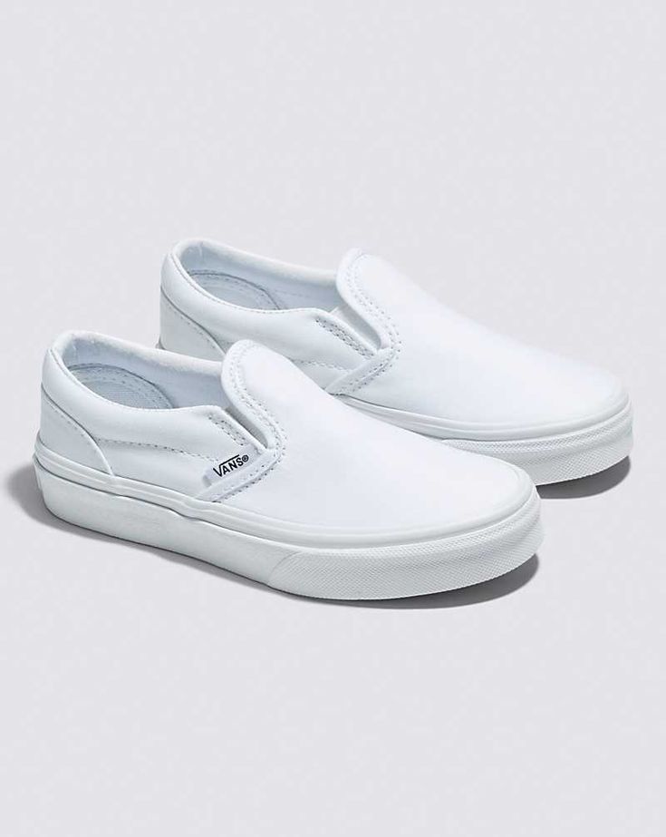 Stylish Vans, White Slip On Shoes, Made For Kids, Vans Kids, Vans White, Nike Air Shoes, Popular Designs, White Slip, Clean Design