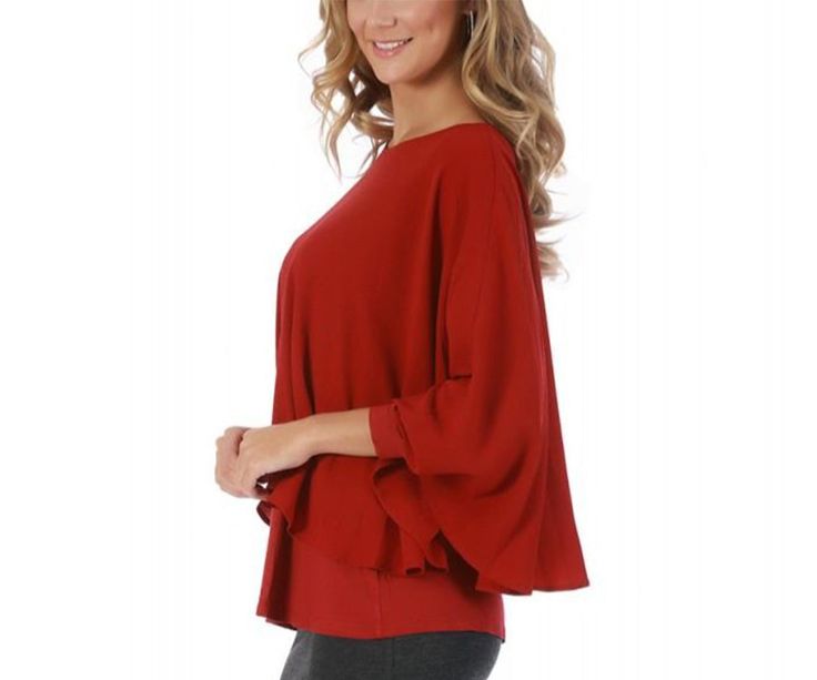 Lets step up your casual look with this boatneck poncho that is undeniably chic with the cutest little wrist cuffs and sleeveless tank underneath. Features: Boatneck Ponch style top Sleeveless tank underneath Wrist cuffs Stretchy fabric Imported Miami, Orlando, Tampa, Naples, Florida 60% Polyester/35% Rayon/5% Spandex Self 100% Polyester Machine wash cold water with like colors No bleach, line dry, do not tumble dry, iron low Trendy Batwing Sleeve Top For Layering, Casual Foldover Top For Layering, Solid Color Stretch Tops With Batwing Sleeves, Versatile Batwing Sleeve Tops For Layering, Elegant Boat Neck Top For Layering, Chic Batwing Sleeve Knit Top For Spring, Sleeveless Blouse For Fall Layering, Casual Boat Neck Knit Top For Spring, Chic Batwing Sleeve Tops For Fall