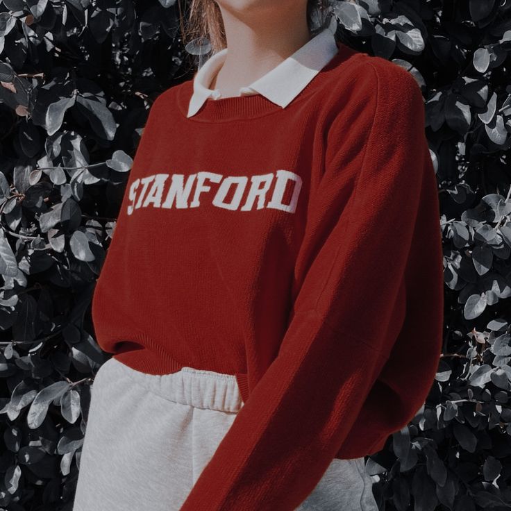 Stanford Moodboard, Stanford University Aesthetic, Stanford Aesthetic, University Inspiration, Crewneck Outfit, University Aesthetic, University Hoodie, University Girl, University Outfit