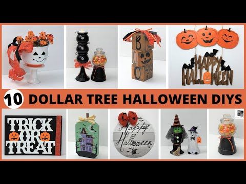 10 dollar tree halloween diys that are easy to make and great for decorating