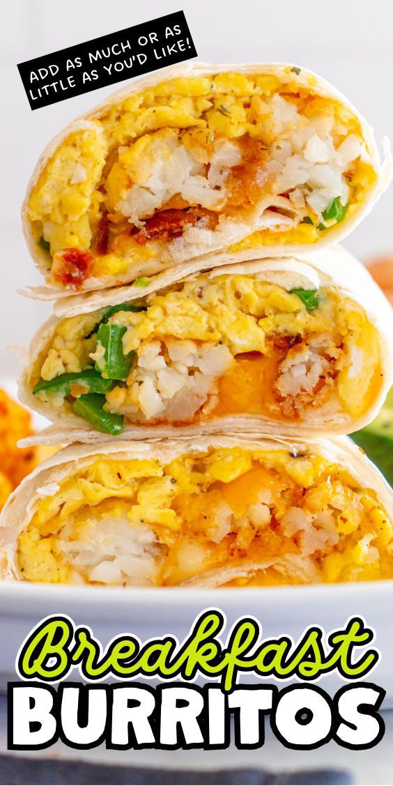 Easy Breakfast burritos Authentic Mexican Breakfast Burritos, Best Breakfast Burrito Recipe, Mexican Bites, Best Breakfast Burritos, Breakfast Burrito Recipe, Easy Breakfast Burritos, Breakfast Burritos Frozen, Burrito Recipe, Tater Tot Breakfast