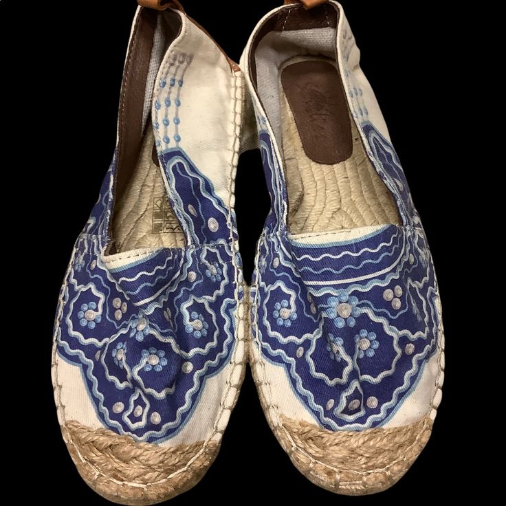 New Without Tags Espadrilles Made In Spain. Size 39e/40c Comfortable Blue Espadrilles With Round Toe, Comfortable Blue Slip-on Espadrilles, Blue Espadrilles With Rubber Sole For Spring, Bohemian Round Toe Espadrilles For Spring, Bohemian Closed Toe Espadrilles For Spring, Spring Bohemian Round Toe Espadrilles, Blue Espadrilles With Woven Sole For Beach, Blue Summer Espadrilles With Woven Sole, Blue Closed Toe Espadrilles For Summer