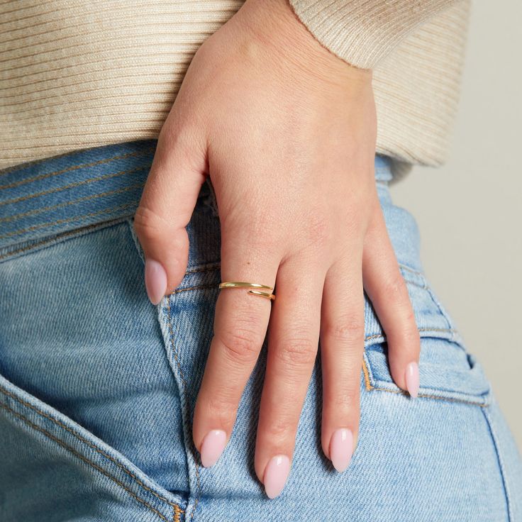 Beautiful and dainty ring, featuring an open spiral design. Can be adjusted! Looks great paired with other rings or by itself! Made of 925 Sterling Silver We use a THICK, DURABLE plating of 14k Gold or Rhodium Available in sizes 4-10 Nickel-free & Hypoallergenic Width measures 3.5mm Adjustable! Modern Twist Open Band Diamond Ring, Adjustable 14k Gold Minimalist Bypass Ring, Classic Adjustable Bypass Ring, Classic Adjustable Open Bypass Ring, Adjustable Rings With A Modern Twist For Everyday Wear, Gold Spiral Minimalist Stackable Rings, Gold Minimalist Adjustable Bypass Ring, Minimalist Adjustable 14k Gold Bypass Ring, Adjustable Modern Rings For Everyday Wear