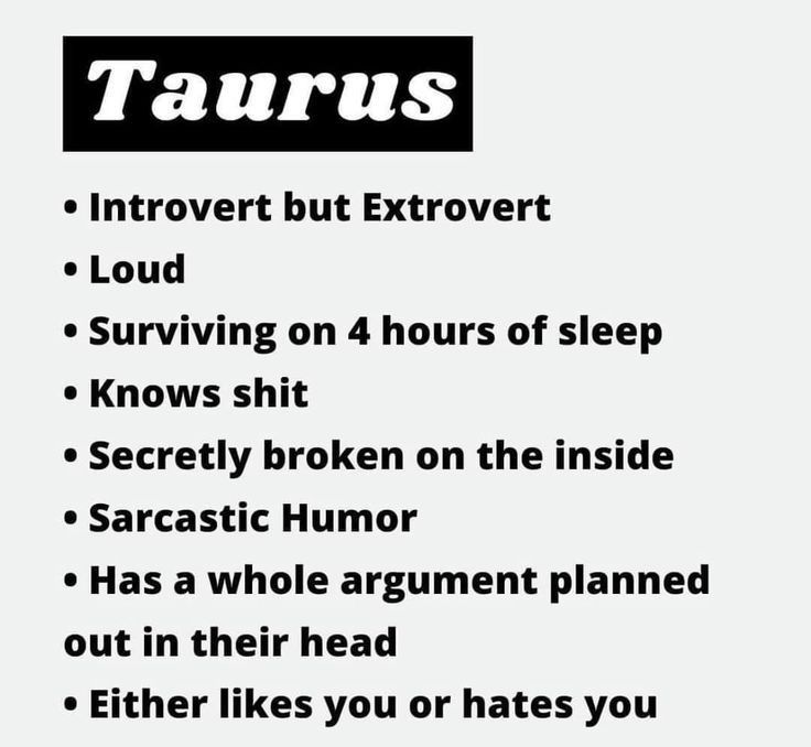 a poster with the words taurus in black and white