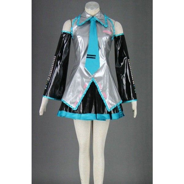 Vocaloid Super Alloy Hatsune Miku Cosplay Costume ❤ liked on Polyvore featuring costumes, role play costumes, cosplay costumes and cosplay halloween costumes Hatsune Miku Costume, Cos Clothes, Hatsune Miku Outfits, Cosplay Miku, Pigtail Wig, Cos Outfit, Hatsune Miku Cosplay, Vocaloid Cosplay, Role Play Costume