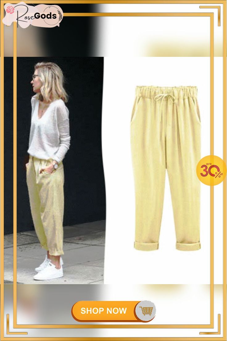 Women Casual Bottoms Solid Pants Casual Pants With Loosely Fitted Hips For Day Out, Casual Stretch Harem Pants For Spring, Spring Casual Non-stretch Pants, Casual Ankle-length Harem Pants For Spring, Casual Ankle-length Spring Harem Pants, Baggy Ankle-length Sweatpants For Spring, Casual Cargo Pants For Fall, Spring Casual Ankle-length Harem Pants, Casual Ankle-length Harem Pants For Day Out