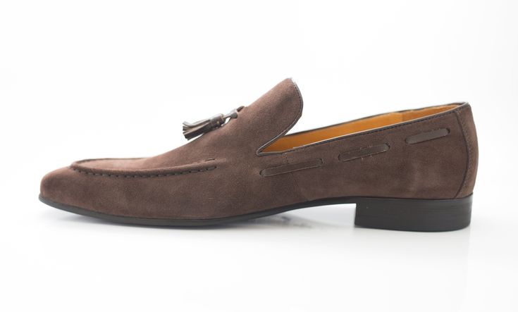 Style: 1377-05S-Brown Exquisite slip-on Venetian Loafer in Supple Suede from the Carrucci by Maurice collection features tone on tone Calfskin lacing and tassel detailing! Brown Slip-on Moccasins With Tassels, Brown Slip-on Tassel Loafers For Galas, Brown Tassel Loafers For Galas, Brown Tassel Moccasins For Formal Occasions, Formal Brown Tasseled Moccasins, Elegant Slip-on Moccasins With Tassels, Elegant Brown Loafers With Tassels, Elegant Tasseled Slip-on Moccasins, Brown Tassel Slip-on Moccasins