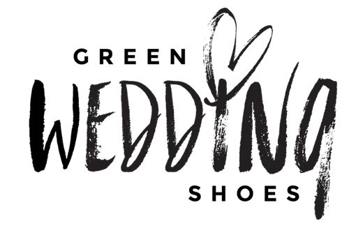 the logo for green wedding shoes