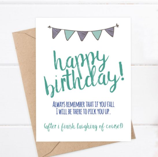 a birthday card with the words happy birthday on it