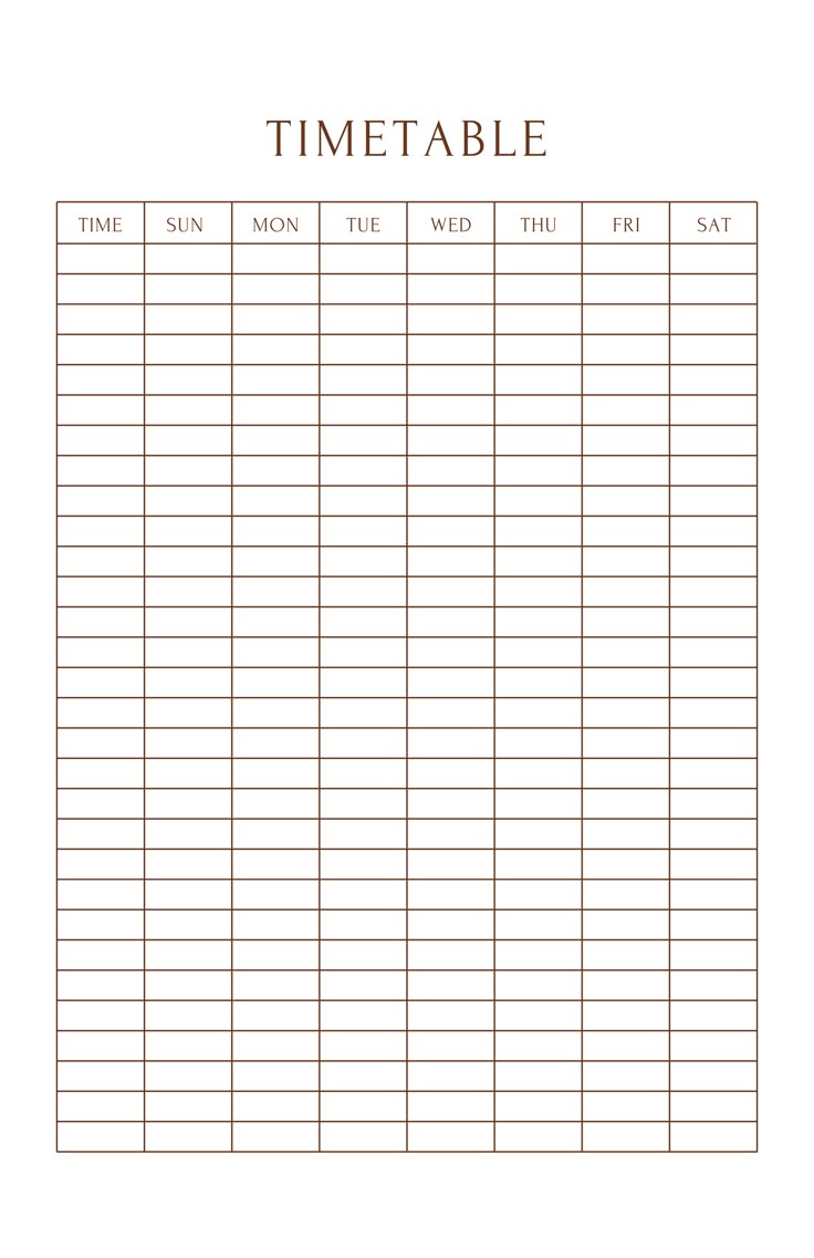 This is a printable timetable planner to manage your life and to help achieve your goals. Just download, print and get started right away.

Simply print from your home printer or send to a local printing shop. Print as many pages as you need.
Your purchase includes A4, A5, letter & half letter planners + gift file:
A4 Size: Weekly Timetable ( 1 Page )
A5 Size: Weekly Timetable ( 1 Page )
Letter Size: Weekly Timetable ( 1 Page )
Half Letter Size: Weekly Timetable ( 1 Page )
Gift File (To Do List) Week Timetable Template, Aesthetic Timetable Printable, Study Timetable Template Free Printables, Weekly Study Timetable, Time Table For Studying Template, Weekly Timetable Template, Revision Timetable Template, Study Timetable Template, Gcse Study