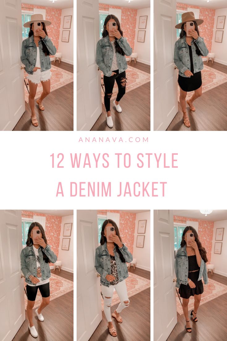 Jean Jacket And Converse Outfits, Black Pants Blue Jean Jacket, Jean Jacket With Hood Outfits, Light Colored Jean Jacket Outfit, Dark Jeans With Light Jean Jacket Outfit, Women’s Jean Jacket Outfit, Jean Jacket Looks For Women, Spring Jean Jacket Outfits 2023, Denim Jacket With Denim Jeans