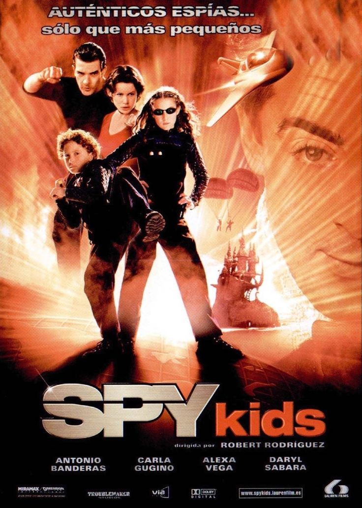 the poster for spy kids starring actors