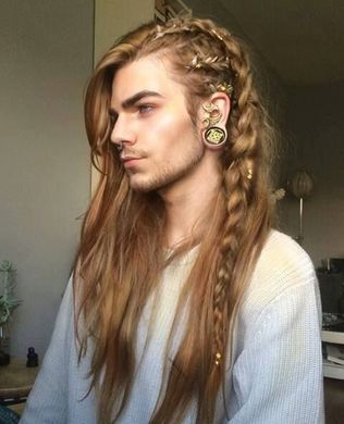 17 best ideas about Elvish Hair on Pinterest | Elf hair, Elvish hairstyles and Long braids Man With Long Hair, Artistic Ideas, Viking Hair, Men's Long Hairstyles, Hair Reference, Boys Haircuts, Long Hairstyles, Beauty Ideas, Long Hair Styles Men