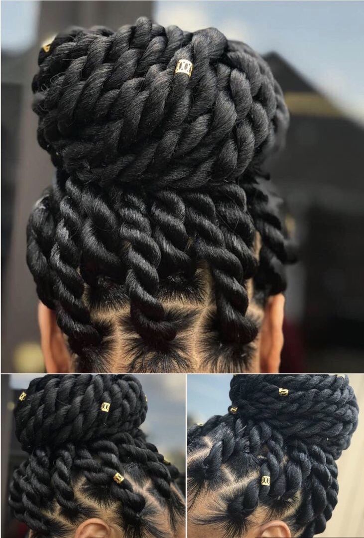 Twisted Hair, African Hair Braiding Styles, Twist Braid Hairstyles, Girls Hairstyles Braids, Black Hairstyles, Natural Hair Braids, Cornrows Braids, Cornrow Hairstyles, African Braids Hairstyles