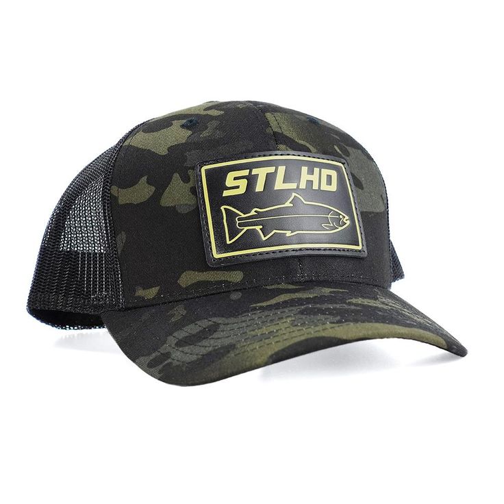 STLHD Black Ops Multicam Snapback Trucker Hat - H&H Outfitters Multicam Black, Black Snapback, Black Ops, New Classic, Fabric Cotton, Trucker Hat, Camo, Baseball Hats, Mesh