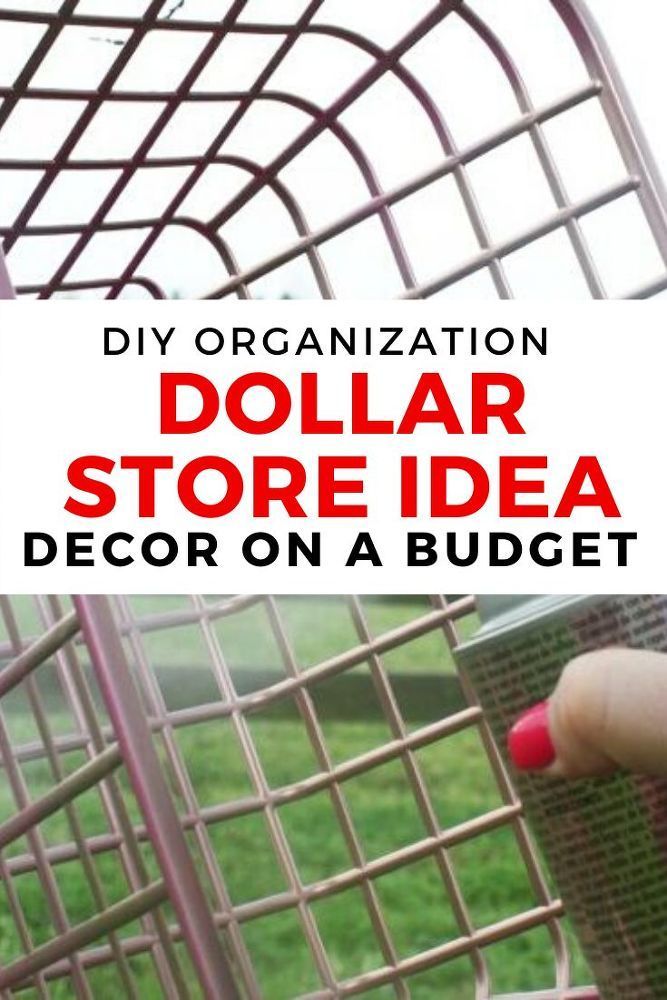 the diy organization dollar store idea decor on a budget