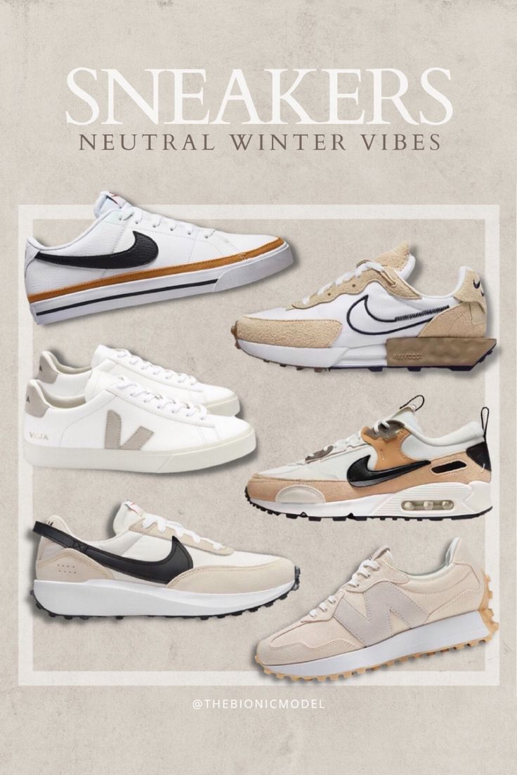 Black And Tan Nike Shoes, Nike Fall Shoes, Nike Shoes Women 2023, Fall Nike Shoes, Womens Sneaker Trends 2023, Tan Shoes Outfit Sneakers, New Balance Womens Sneakers, Best New Balance Shoes Women, Fall 2024 Sneaker Trends