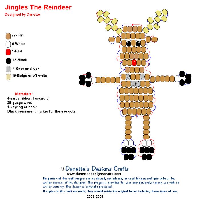 the reindeer is made out of circles and dots