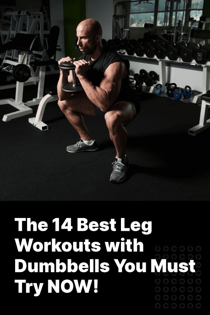 Most people serious about working out have at least one day per week dedicated to their leg muscles. Oftentimes, leg-day workouts are designed for a full gym setup and require barbells, medicine balls, squat racks, boxes, and more equipment. But if you need to do leg day at home, you need dumbbell Dumbell Leg Day, Leg Day Workout At Home Men, Leg Day Workout At The Gym Men, Dumbbell Leg Exercises, At Home Leg Workout For Men, Leg Workouts With Dumbbells, Full Leg Workout Gym, Leg Workout Men, Crossfit Leg Workout