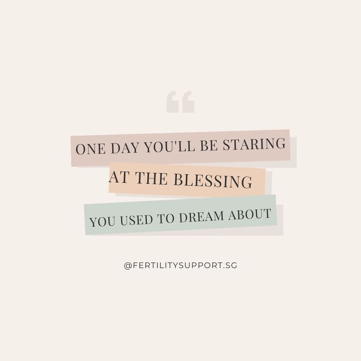 a quote that says, one day you'll be staring at the blessing you used to dream about