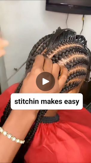 Cute Stitch Braids, Stitch Braids With Design, Braids Tutorial, Best Banana Pudding, Stitch Braids, Cute Stitch, Braid Tutorial, Banana Pudding, Make It Simple