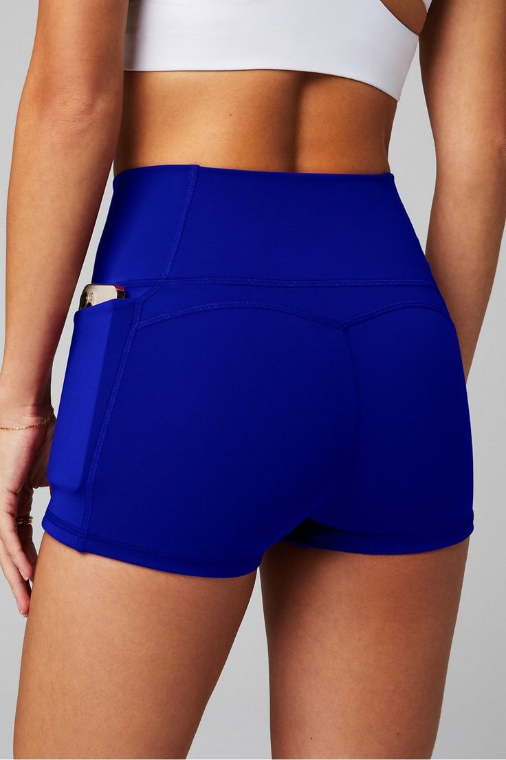 Oasis PureLuxe High-Waisted 2" Short Fabletics blue female Activewear >> Womens >> Bottoms >> Shorts PureLuxe regular Training/Yoga and Studio 4-Way Stretch/External Pockets/Moisture-Wicking/UPF Protection Blue Yoga Pants With Contoured Waistband For Gym, Blue Athleisure Activewear With Contoured Waistband, Blue Compressive Yoga Pants With Contoured Waistband, Fitted Blue Activewear With Contoured Waistband, Blue Bottoms With Built-in Shorts For Pilates, Blue Stretch Activewear With Contoured Waistband, Blue Compressive Activewear With Contoured Waistband, Blue High Stretch Activewear With Wide Waistband, Blue Stretch Activewear With Wide Waistband