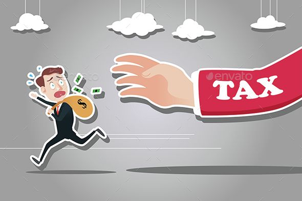 A vector illustration of businessman running away from tax for tax concept. Vector illustration, zip archive contain eps 10 and hi Debt Forgiveness, Tax Help, Debt Help, Tax Day, Irs Forms, Irs Taxes, Tax Services, Paying Taxes, Debt Relief