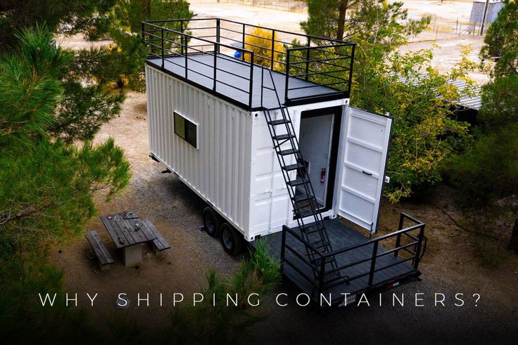 a tiny house built into the side of a forest with stairs leading up to it