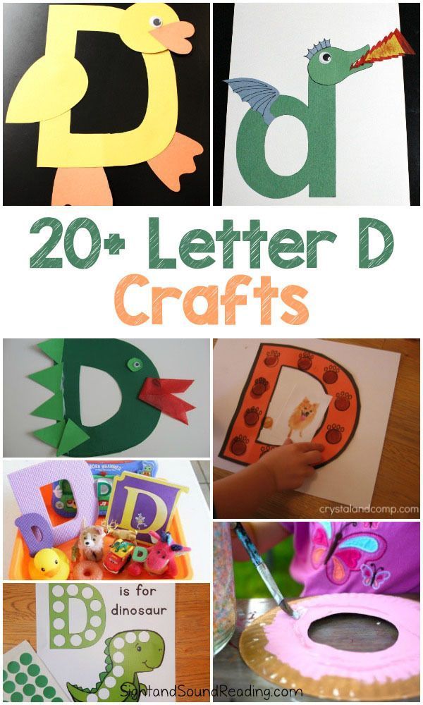 20 letter d crafts for kids to make