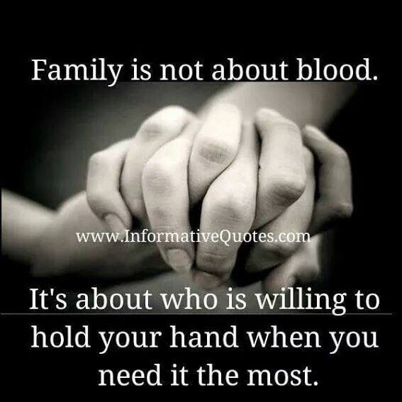 Family isn't just about blood relation Bloods Quote, True Friends, Family Quotes, The Words, Great Quotes, Picture Quotes, Inspire Me, Favorite Quotes, Wise Words