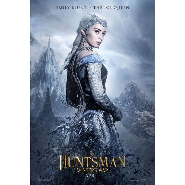 the huntsman movie poster with an image of a woman