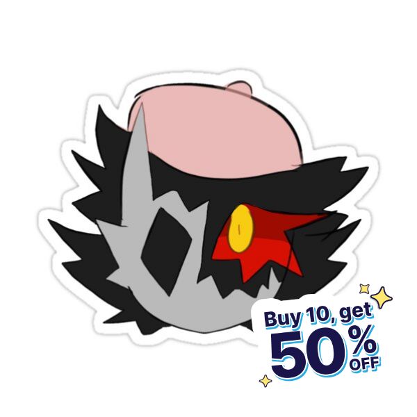 an image of a sticker with the words buy 10, get 50 % off