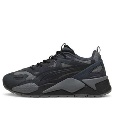 PUMA RS-X Efekt PRM 'Black Grey' 390776-21 Dynamic Black Sneakers With Reflective Details, Black Running Shoes With Reflective Details For Streetwear, Black Running Sneakers With Reflective Details, Black Sneakers With Reflective Details For Outdoor, Black Reflective Outdoor Sneakers, Outdoor Black Sneakers With Reflective Details, Modern Black Sneakers With Reflective Details, Black Running Shoes With Reflective Details For Outdoor Activities, Black Sports Sneakers With Reflective Details