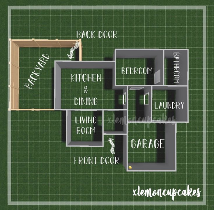 the floor plan for a small house with lots of space to put in between it