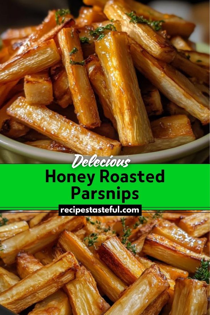 roasted parsnips are the perfect side dish for any meal or appetizer