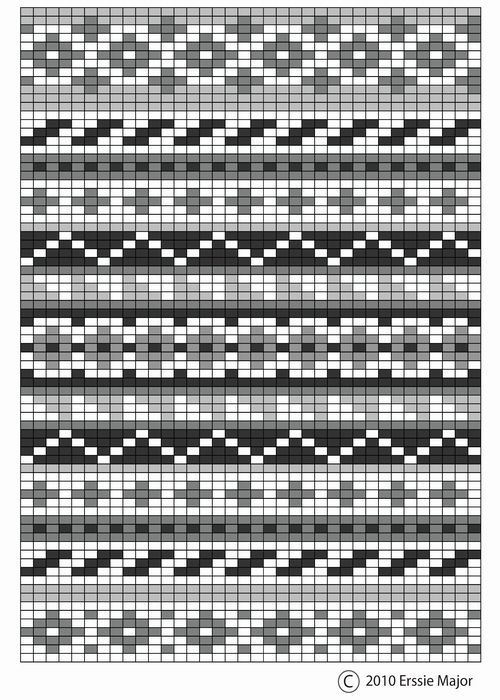 a black and white pattern with squares on it