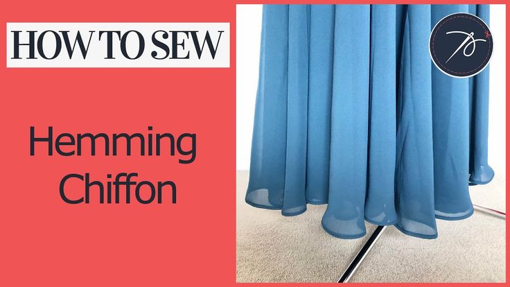 a blue curtain with the words how to sew on it in front of a red background