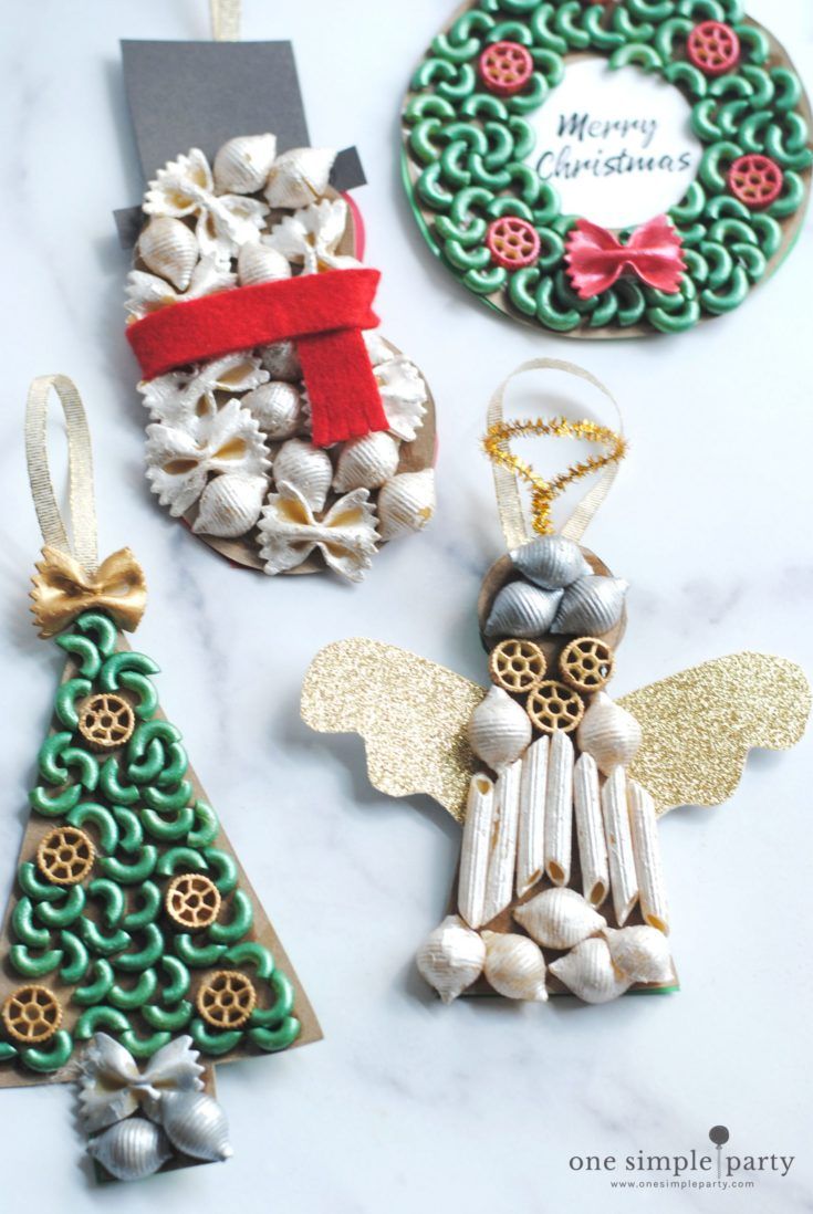 three christmas ornaments are sitting on a marble surface with the words merry christmas written above them