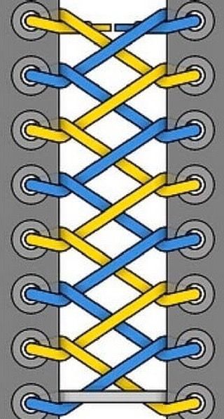 an intricate design with blue, yellow and grey colors