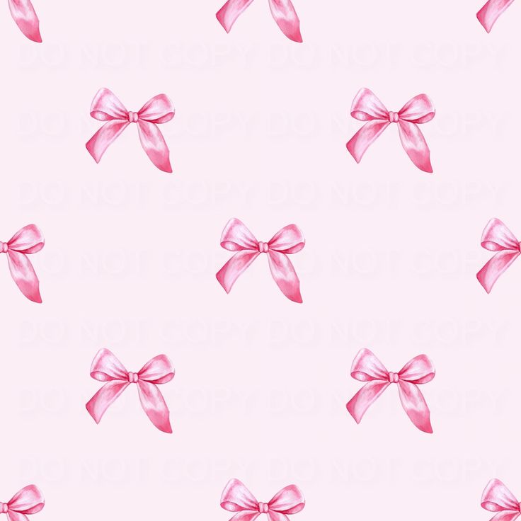 a pink bow on a light pink background