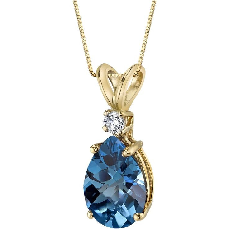 Featuring a Pear Shape London Blue Topaz this Pendant is crafted out of 14 Karat Yellow Gold. Free Shipping and Factory Direct Prices. Style P9596 Bracelet Cartier, Shine Jewelry, Emerald Pendant, Emerald Jewelry, Yellow Gold Pendants, Diamond Pendant Necklace, London Blue Topaz, London Blue, Emerald Diamond