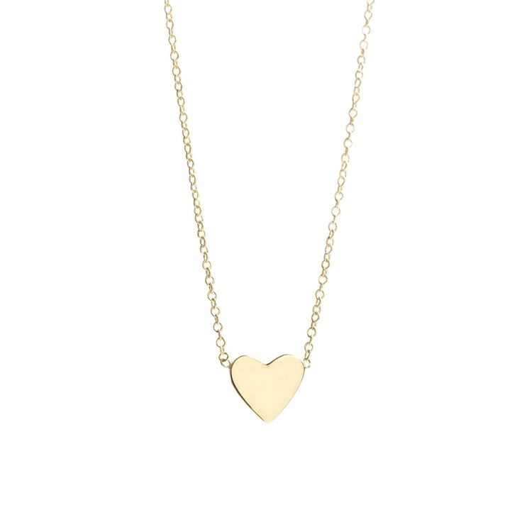 Heart Necklace | Ariel Gordon Jewelry Small Heart Necklace, Layered Chains, 14k Gold Necklace, Valentine's Day Outfit, Mini Heart, Small Heart, Personalized Necklace, Lauren Conrad, Cleaning Jewelry