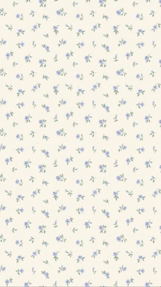 a white background with blue flowers on it