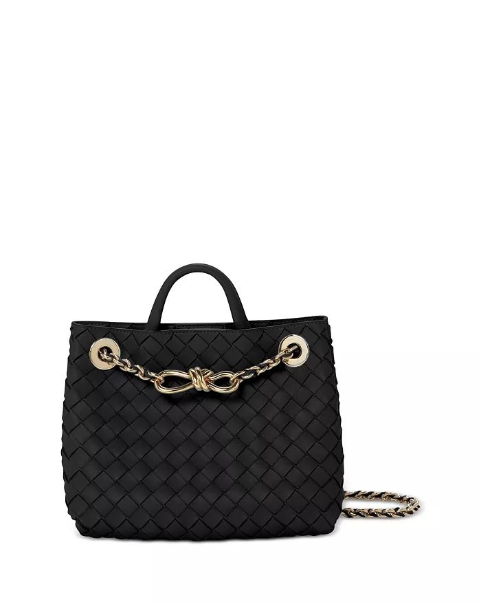 Bottega Veneta - Andiamo Small Leather Shoulder Bag Bottega Veneta Andiamo, Black And Brass, Small Shoulder Bag, Online Stores, Magnetic Closure, Chain Strap, Bottega Veneta, Top Handle, Leather Shoulder Bag