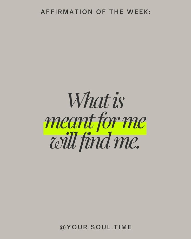 ✨ AFFIRMATION OF THE WEEK ✨ You haven’t missed any opportunity. Nothing has slipped away from you yet. Even if sometimes it feels that way. Because what is meant for you will always find you. Even if there are obstacles along the way, what is meant for you will always find its way to you. If you don’t have something in your life yet, maybe it’s not the right time. Maybe it’s still coming. Wishing you a wonderful week! ♥️ What's Meant For You Will Always Find You, What Is Meant For You Will Find Its Way, What’s Meant For You Will Find It’s Way, What Is Meant, 2025 Vision, Right Time, Find You, That Way, Good Vibes